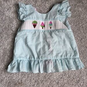 Smocked popsicle diaper set